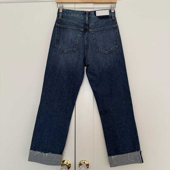 RE/DONE 90’s Loose Straight High Rise Cuffed Women’s Jeans - Picture 7 of 7